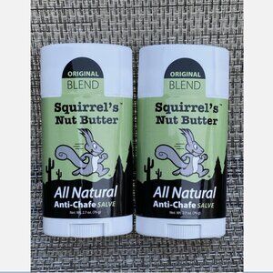 Squirrel's Nut Butter All Natural Anti Chafe Run Salve Stick 2.7oz ( 2-pack)